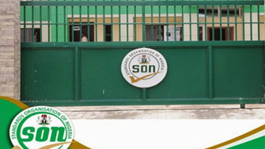 Image result for SON surveillance unit seals warehouse in Lagos