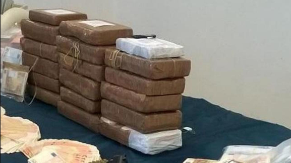 Over 20 tons of hashish found stashed inside cargo ship in Italy