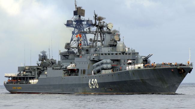 Russian warship fires warning shots at Turkish ship