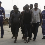 Navy hands over six suspected pirates to police