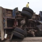 Container kills 1, injures 2 in Lagos