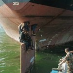 Marine police nab four suspected stowaways