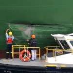 Containership damaged while transiting Panama Canal new locks