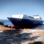 Turkish roro ship runs Into residential community In Southern Greece 