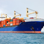 cargo container ship