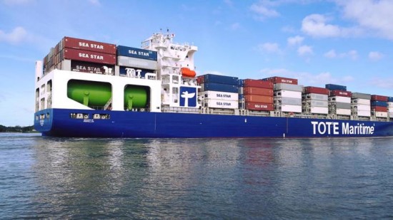 lng-powers containership TOTE