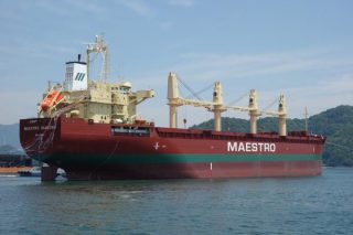 maestro diamond runs aground in baltic sea