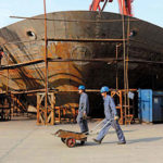 China shipbuilding figures fall across board in first 10 months