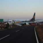 161 passengers escape death as plane veers off runway