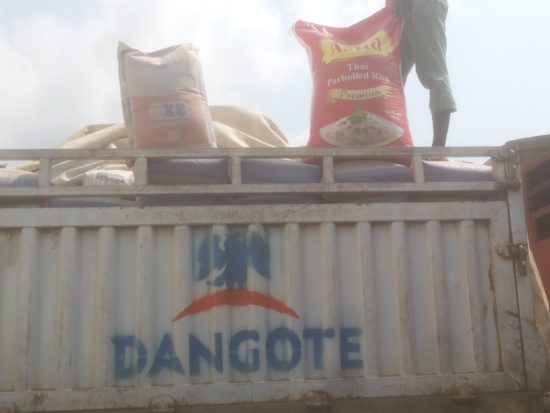 Dangote trucks now used for smuggling rice