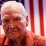 James Leavelle attends an event honoring 30 surviving World War II veterans who will travel to Hawaii to attend ceremonies for the 75th anniversary of the attack on Pearl Harbor, in Beverly Hills
