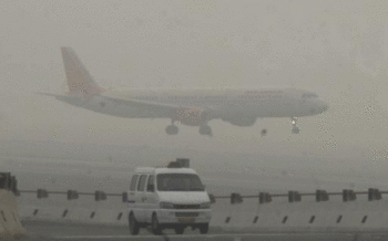 Flight cancellation reduces as visibility improves