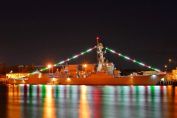 Celebrating Christmas at Sea