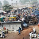 PHOTOS: Train collides with truck in Kaduna