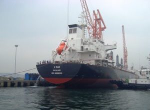 burnt bulk carrier V Due