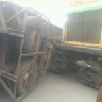 Heavy traffic as train, trailer collide in Aba