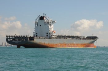 Another 7-year old containership sold for scrap