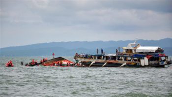 One dead, six missing as two cargo ships sink off Philippines