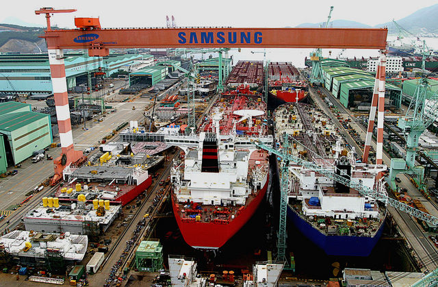 Samsung Heavy wins $750m order to build eight containerships