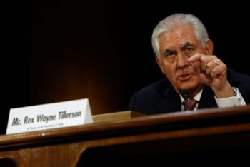 China pushes back after Tillerson warns on South China Sea