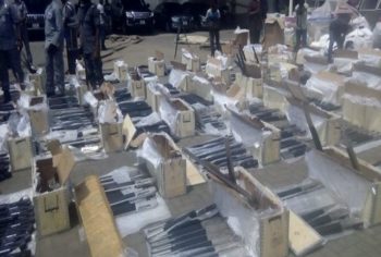 Customs-Intercepts-661-Pump-Action-Rifles-In-Lagos-