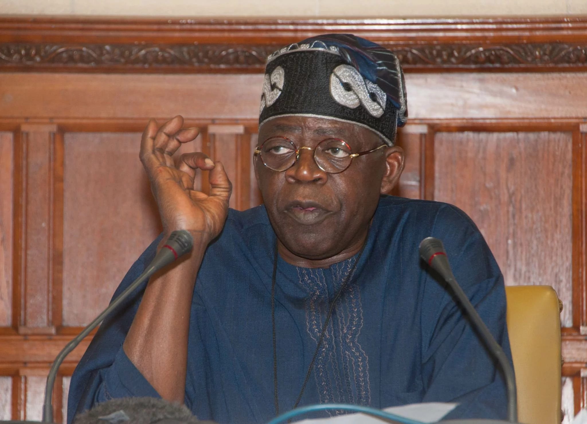Former Governor of Lagos State and National Leader of the ruling All Progressives Congress (APC), Asiwaju Bola Tinubu