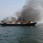 Indonesian ferry fire kills 23, captain arrested