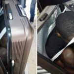 PHOTOS: Migrants found hidden in suitcase, car dashboard