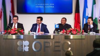 Oil price hits $58.37 as OPEC deal takes effect 