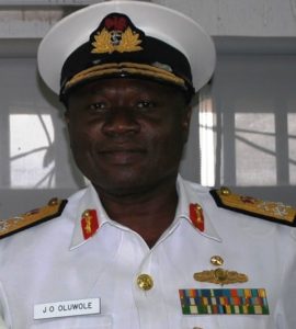 Rear Admiral James Oluwole, Flag Officer Commanding Eastern Naval Command