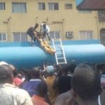 Petrol thief falls inside tanker, dies