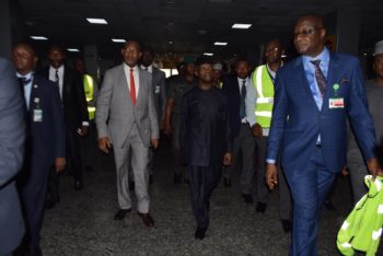Osinbajo inspects toilets, carousel during surprise visit to Lagos airport