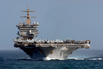 U.S. Navy decommissions world's first nuclear-powered aircraft carrier