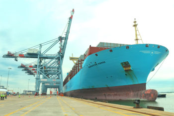 Margrethe Maersk becomes largest ship to call Vietnam