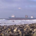 Stricken barge carrier towed to safety off Norway