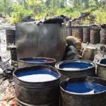 Navy destroys 40 illegal refineries in Delta