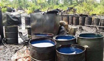 Navy destroys 40 illegal refineries in Delta