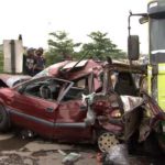 One dead as petrol tanker crushes car, tricycle