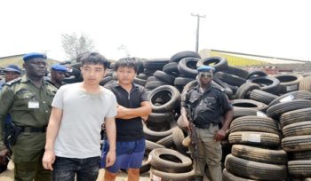 SON arrests two Chinese for importing N5bn fake tyres