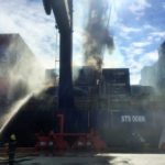 Photos reveal fire damage aboard APL Austria in South Africa