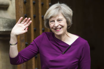 British Prime Minister Theresa May