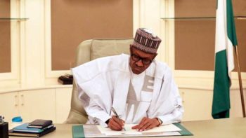 Buhari signs International Cocoa Agreement 2010