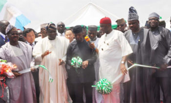 Osinbajo commissioning the project.