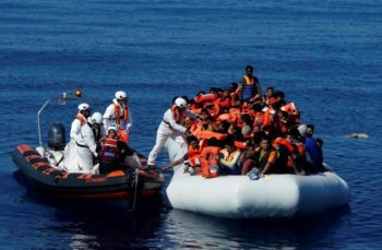2,074 migrants plucked from Mediterranean Sea