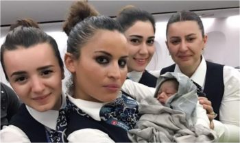 Baby Kadiju@Turkish Airlines