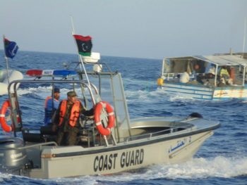 Libyan coastguard