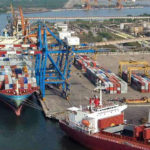 Pacific coast Port of Lazaro Cardenas