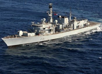 Royal Navy escorts Russian warships through channel