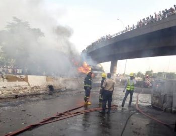 Tanker with 33,000 litres of diesel explodes in Lagos