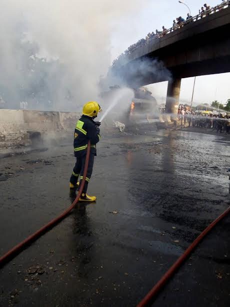 Tanker with 33,000 litres of diesel explodes in Lagos1